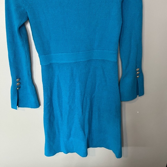 NWT Ann Taylor Ribbed Button Cuff Sweater Dress - Picture 10 of 14